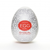 Мастурбатор-яйцо Keith Haring EGG PARTY - Tenga - в Березниках купить с доставкой