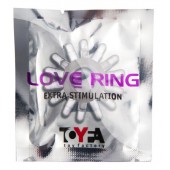 Прозрачное гелевое эрекционное кольцо с шипиками - Toyfa Basic - в Березниках купить с доставкой