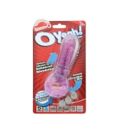 Фиолетовое эрекционное кольцо с вибрацией и пальчиком OYEAH PURPLE - Screaming O - в Березниках купить с доставкой
