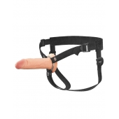 Полый страпон на ремнях 6’’ Hollow Silicone Strap-on - Pipedream - купить с доставкой в Березниках