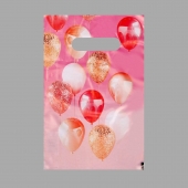 Пакет «Праздничные шары» с вырубной ручкой (20х30 см) - UPAK LAND - купить с доставкой в Березниках