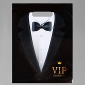 Пакет «Смокинг VIP» полиэтиленовый с вырубной ручкой (30х40 см) - UPAK LAND - купить с доставкой в Березниках