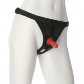 Трусики со штырьком для фиксации насадок Ultra Harness with Plug - Doc Johnson - купить с доставкой в Березниках