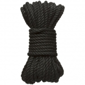 Черная верёвка для связывания и фиксации Bind Tie - 9,14 м. - Doc Johnson - купить с доставкой в Березниках