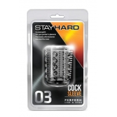 Прозрачная насадка с шипами и шишечками STAY HARD COCK SLEEVE 03 CLEAR - Blush Novelties - в Березниках купить с доставкой