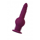 Фиолетовая мини-машина для секса Striker с пультом ДУ - 23,5 см. - ToyFa - купить с доставкой в Березниках