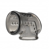 Дымчатая насадка на пенис и мошонку - Baile - в Березниках купить с доставкой