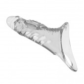 Прозрачная насадка на пенис - 22 см. - Baile - в Березниках купить с доставкой