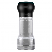 Набор PowerBlow   Feel Pocket Stroker Crystal: мастурбатор и интерактивная насадка - Kiiroo - в Березниках купить с доставкой