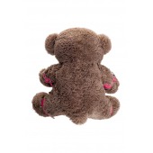 Бондажный набор: бурый мишка с розовыми оковами и наручниками - Pecado - купить с доставкой в Березниках