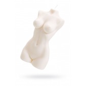 Белая интерьерная свеча в форме женского торса - 850 гр. - Pecado - купить с доставкой в Березниках