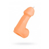 Оранжевая свеча в форме пениса - 47 гр. - Pecado - купить с доставкой в Березниках