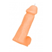 Оранжевая сувенирная свеча «Пенис» - Pecado - купить с доставкой в Березниках