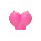 Розовая свеча «Сиськи» - 150 гр. - Pecado - купить с доставкой в Березниках