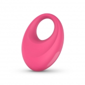 Розовое интерактивное эрекционное виброкольцо Leo - Easy toys - в Березниках купить с доставкой