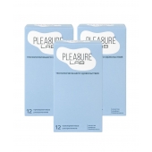 Набор из 3 упаковок ультратонких презервативов Pleasure Lab (по 12 шт.) - Pleasure Lab - купить с доставкой в Березниках