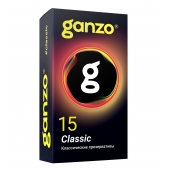 Классические презервативы с обильной смазкой Ganzo Classic - 15 шт. - Ganzo - купить с доставкой в Березниках