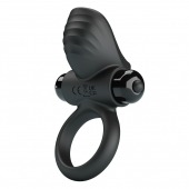 Черное эрекционное кольцо с вибрацией Adrien - Baile - в Березниках купить с доставкой