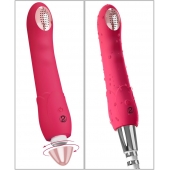 Малиновая насадка на душ с вибрацией Showers to orgasm - 20,1 см. - Orion - купить с доставкой в Березниках