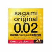 Презерватив увеличенного размера Sagami Original 0.02 XL-size - 1 шт. - Sagami - купить с доставкой в Березниках
