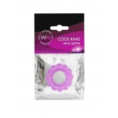 Лиловое эрекционное кольцо с 2 рядами стимулирующих шариков - Erowoman-Eroman - в Березниках купить с доставкой