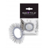 Круглое эрекционное кольцо с «ресничками» - Sextaz - в Березниках купить с доставкой