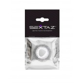 Эластичное эрекционное кольцо с длинными черными «ресничками» - Sextaz - в Березниках купить с доставкой