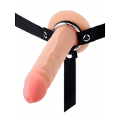 Мужской полый страпон на регулируемых ремнях - 18,5 см. - Sex Expert - купить с доставкой в Березниках