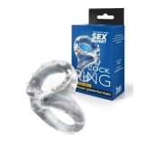 Прозрачное двойное эрекционное кольцо - Sex Expert - в Березниках купить с доставкой