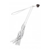 Белая кожаная плеть - 50 см. - Pecado - купить с доставкой в Березниках