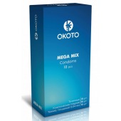 Презервативы OKOTO Mega Mix - 18 шт. - Sitabella - купить с доставкой в Березниках