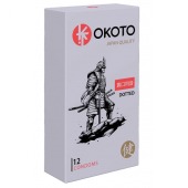 Точечные презервативы OKOTO Dotted - 12 шт. - Sitabella - купить с доставкой в Березниках