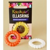 Цветное рельефное эрекционное кольцо Ellasring - Sitabella - в Березниках купить с доставкой
