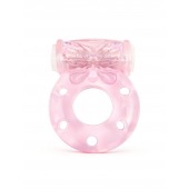 Розовое эрекционное виброкольцо с бабочкой - 1137 - в Березниках купить с доставкой
