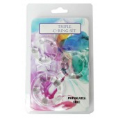 Набор из 3 эрекционных прозрачных колец - Boys of Toys - в Березниках купить с доставкой