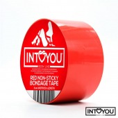 Красный скотч для фиксации Non-Sticky Bondage Tape - 15 м. - Intoyou - купить с доставкой в Березниках