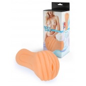 Эластичный мастурбатор в виде вагины телесного цвета - Sexy Girl - в Березниках купить с доставкой