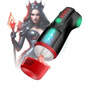 Интерактивный мастурбатор Raven с вакуумом, вибрацией и подсветкой - Shots Media BV - в Березниках купить с доставкой