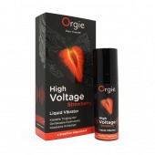 Жидкий вибратор Orgie High Voltage Strawberry - 15 мл. - ORGIE - купить с доставкой в Березниках
