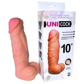 Фаллическая насадка Харнесс UNICOCK 10  - 25 см. - LOVETOY (А-Полимер) - купить с доставкой в Березниках