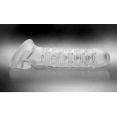 Утолщающая ребристая насадка на пенис - Доминирующее кольцо - в Березниках купить с доставкой