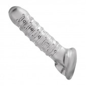 Утолщающая ребристая насадка на пенис - Доминирующее кольцо - в Березниках купить с доставкой