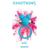 Голубое эрекционное виброколечко Emotions Minnie Breeze - Lola Games - в Березниках купить с доставкой