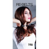 Чёрный кожаный чокер-кляп Tyra Black - Rebelts - купить с доставкой в Березниках