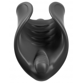 Чёрный мастурбатор Vibrating Silicone Stimulator с вибрацией - Pipedream - в Березниках купить с доставкой