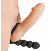 Насадка для двойного проникновения Double Fun Cock Ring with Double Penetration Vibe - XR Brands - в Березниках купить с доставкой