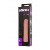 Насадка-удлинитель Extension sleeve телесного цвета - 18,5 см. - Sitabella - в Березниках купить с доставкой