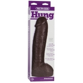 Большая насадка для трусиков Vac-U-Lock Realistic Hung - 31,7 см. - Doc Johnson - купить с доставкой в Березниках