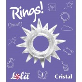 Прозрачное эрекционное кольцо Rings Cristal - Lola Games - в Березниках купить с доставкой