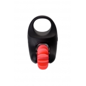 Чёрно-красное эрекционное виброкольцо Erotist - Erotist Adult Toys - в Березниках купить с доставкой